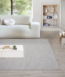 Uldteppe-look Nordic Grå
