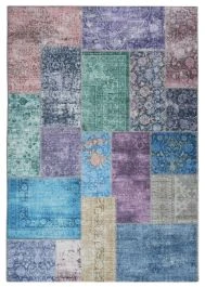 Patchwork Teppe Vero Rosso Multi