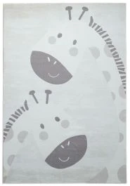 Børne Teppe Zappy Giraffe Krem