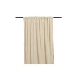 Fløyelsgardin 2-pak Lavendelvind Beige