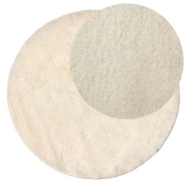 Rund Cloudy Lys Beige