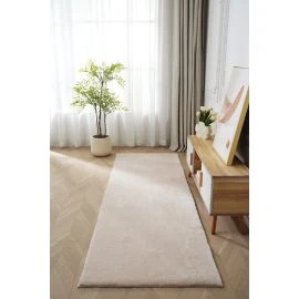 Løper Fluffy Beige