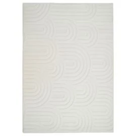Vaskbar myk Ryateppe Fuzzy Soma Offwhite