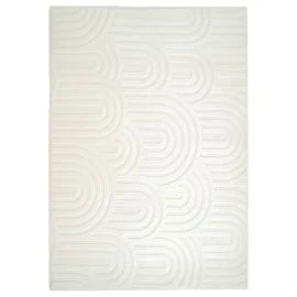 Vaskbar myk Ryateppe Fuzzy Soma Offwhite