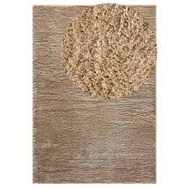 Myk Ryateppe Softy Mørk Beige