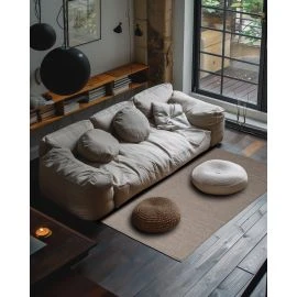 Ullteppe Celyra Mørk Beige