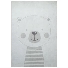Barneteppe Zappy Bear Krem