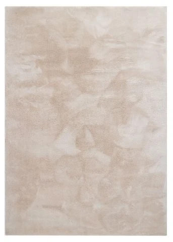 Vaskbar Blød Ryateppe Fluffy Beige