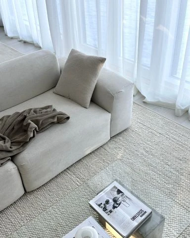Ullteppe Haga Offwhite