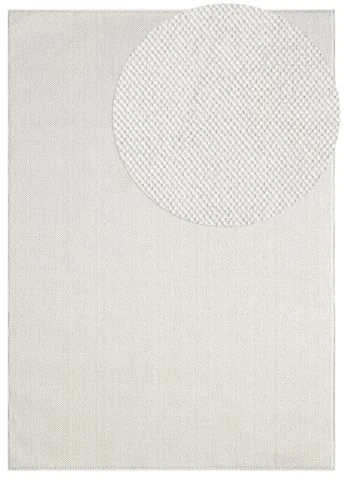 Uldteppe-look Nordic Offwhite