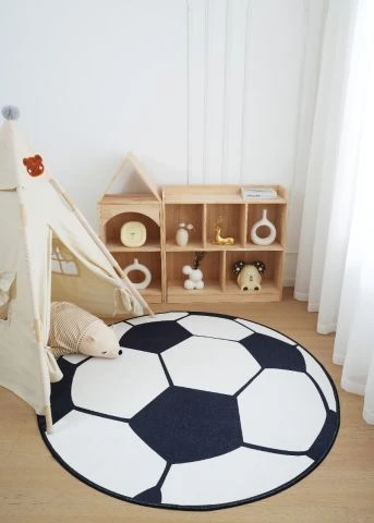 Rund Zappy Football Hvit/Svart