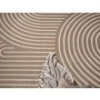 Denne produkten heter Bella Zen, laget av Polyester & Polypropylen materiale med en vakker Mørk Beige farge – SE Mattor