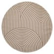 Denne produkten heter Bella Zen, laget av Polyester & Polypropylen materiale med en vakker Mørk Beige farge – SE Mattor