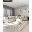 Denne produkten heter Rabbit Bubble, laget av Polyester materiale med en vakker Lys Beige farge – SE Mattor