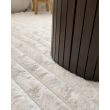 Denne produkten heter Rabbit Stripe, laget av Polyester materiale med en vakker Offwhite farge – SE Mattor