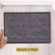Denne produkten heter Absorb 3-ribb, laget av Polypropylen materiale med en vakker Lys Grå farge – SE Mattor