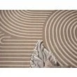 Denne produkten heter Bella Zen, laget av Polyester & Polypropylen materiale med en vakker Mørk Beige farge – SE Mattor