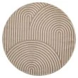 Denne produkten heter Bella Zen, laget av Polyester & Polypropylen materiale med en vakker Mørk Beige farge – SE Mattor