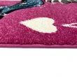 Denne produkten heter Diamond Unicorn, laget av Polypropylen materiale med en vakker Rosa farge – SE Mattor