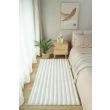Denne produkten heter Rabbit Stripe, laget av Polyester materiale med en vakker Offwhite farge – SE Mattor