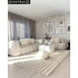 Denne produkten heter Rabbit Bubble, laget av Polyester materiale med en vakker Lys Beige farge – SE Mattor