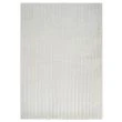 Denne produkten heter Rabbit Stripe, laget av Polyester materiale med en vakker Offwhite farge – SE Mattor