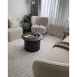 Denne produkten heter Rabbit Stripe, laget av Polyester materiale med en vakker Offwhite farge – SE Mattor