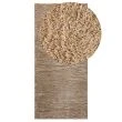 Denne produkten heter Softy, laget av Polypropylen materiale med en vakker Mørk Beige farge – SE Mattor