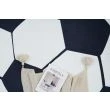 Denne produkten heter Zappy Football, laget av Polyester materiale med en vakker Hvit/Svart farge – SE Mattor