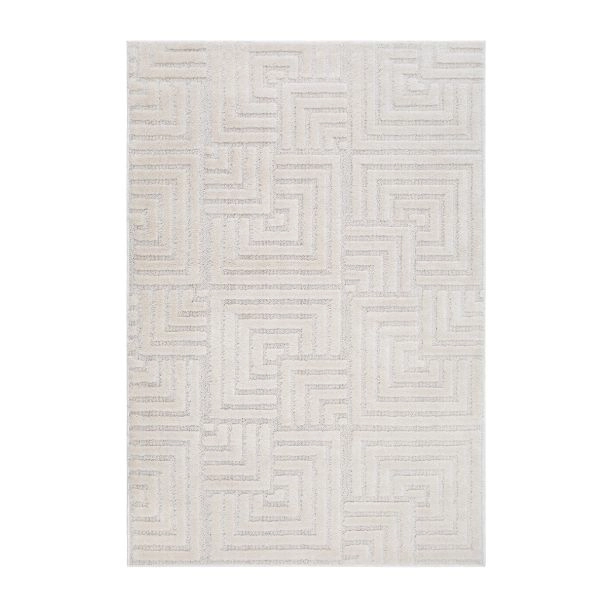 Forell Brush Vit Modern matta