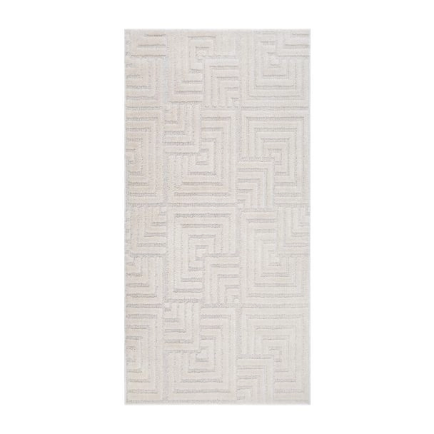 Forell Brush Vit Gångmatta