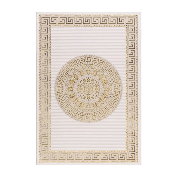 Hail Adorn Creme/Guld Modern matta