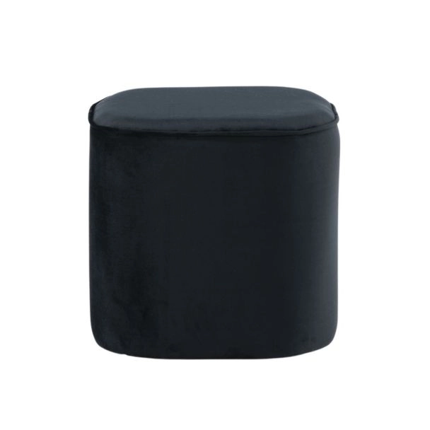 Puff Adela Velvet Svart