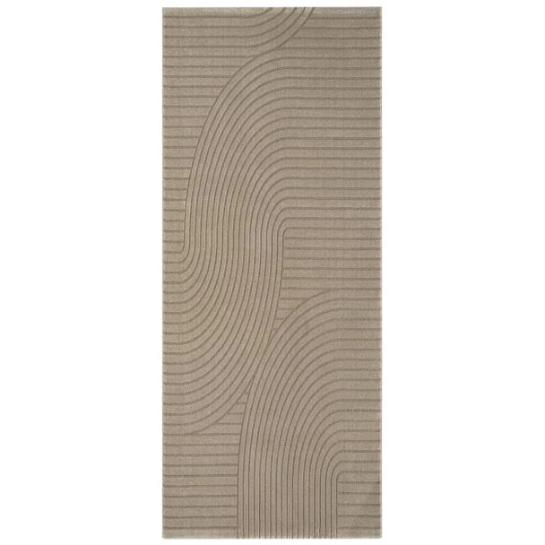Denne produkten heter Bella Spin, laget av Polyester & Polypropylen materiale med en vakker Mørk Beige farge – SE Mattor