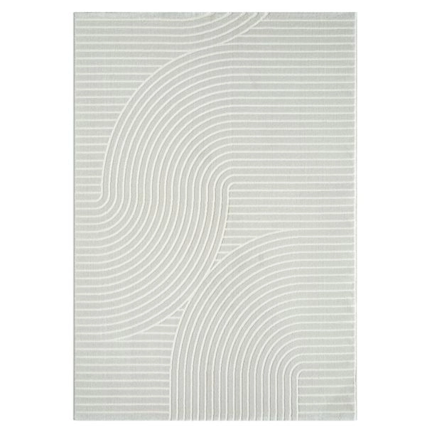 Denne produkten heter Bella Spin, laget av Polyester & Polypropylen materiale med en vakker Offwhite farge – SE Mattor