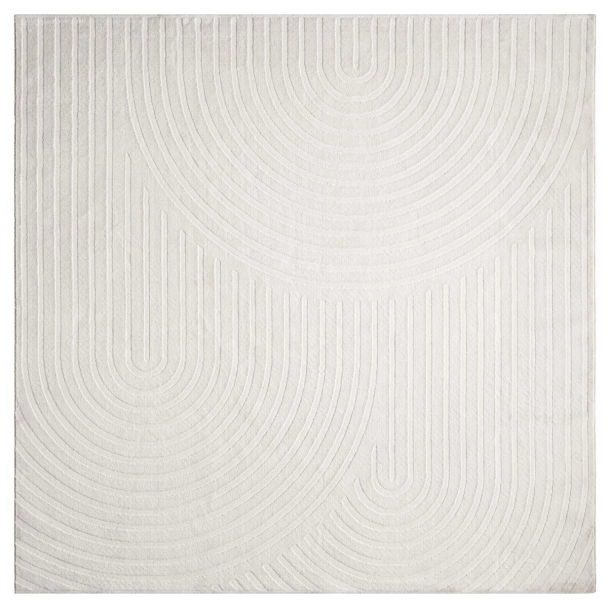 Denne produkten heter Bella Zen, laget av Polyester & Polypropylen materiale med en vakker Offwhite farge – SE Mattor