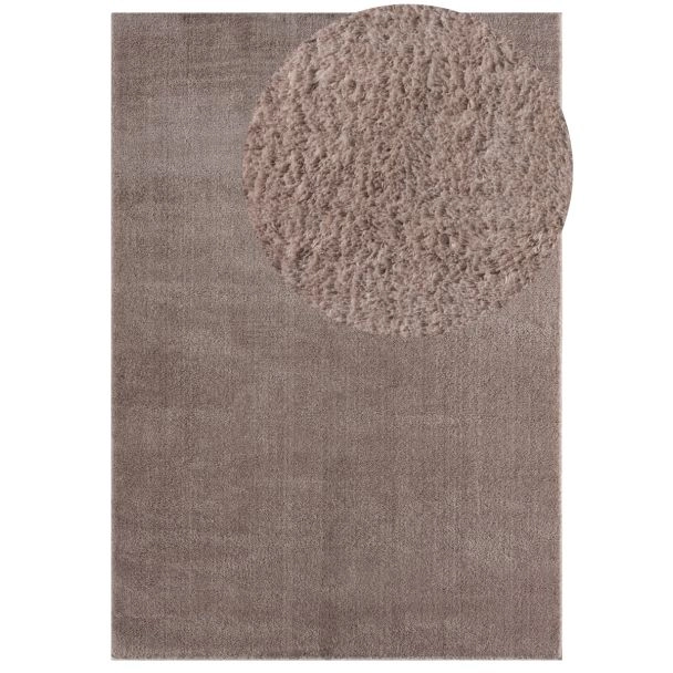 Denne produkten heter Cloudy, laget av Polyester materiale med en vakker Taupe farge – SE Mattor