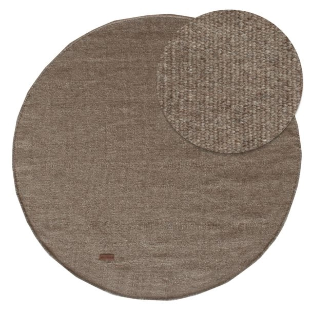 Rund Dalen Brun Ullteppe