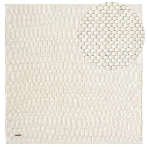 Kvadrat Matta Elsa Offwhite