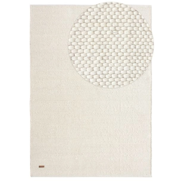 Denne produkten heter Elsa, laget av 80% Ull & 20% Bomull materiale med en vakker Offwhite farge – SE Mattor