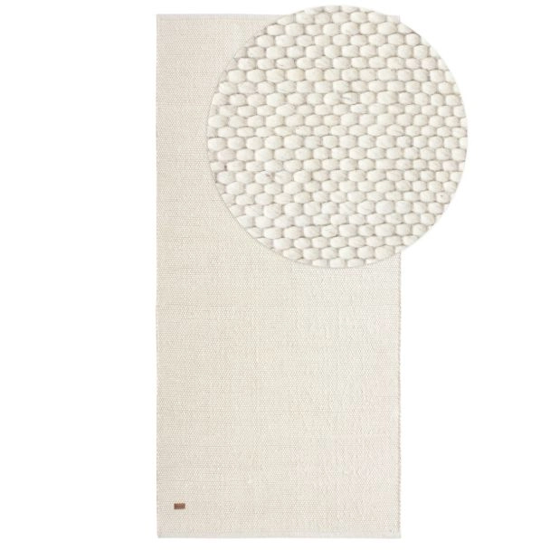 Denne produkten heter Elsa, laget av 80% Ull & 20% Bomull materiale med en vakker Offwhite farge – SE Mattor