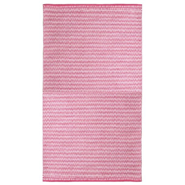 Denne produkten heter Opis, laget av Bomull materiale med en vakker Rosa farge – SE Mattor