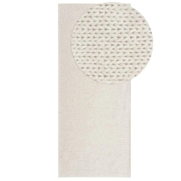 Denne produkten heter Mellby, laget av 80% Ull & 20% Bomull materiale med en vakker Offwhite farge – SE Mattor