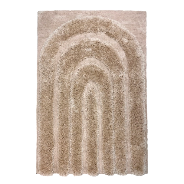 Denne produkten heter Moody Bow, laget av Polyester materiale med en vakker Beige farge – SE Mattor
