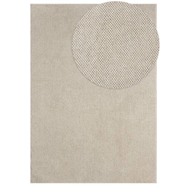 Uldteppe-look Nordic Beige