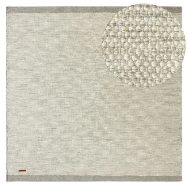 Kvadrat matta Norrsken Grå