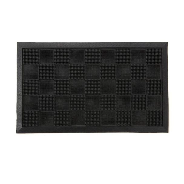 Denne produkten heter Pinmat Hi-Low, laget av Polypropylen materiale med en vakker Svart farge – SE Mattor