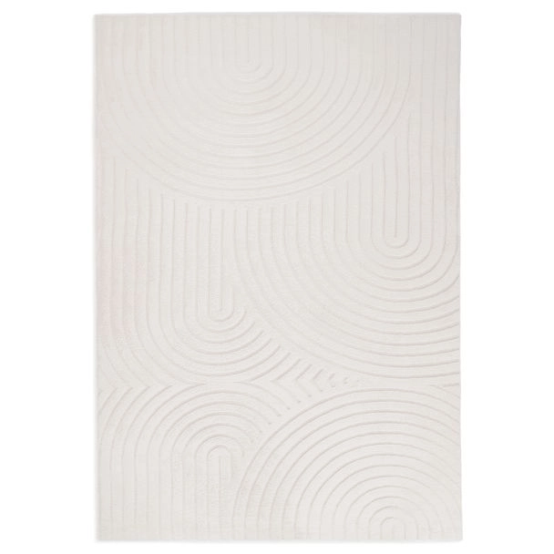 Vaskbart Pels-teppe Rabbit Bene Offwhite