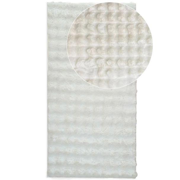 Denne produkten heter Rabbit Bubble, laget av Polyester materiale med en vakker Offwhite farge – SE Mattor