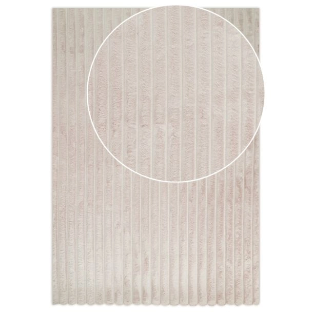 Denne produkten heter Rabbit Stripe, laget av Polyester materiale med en vakker Lys Beige farge – SE Mattor